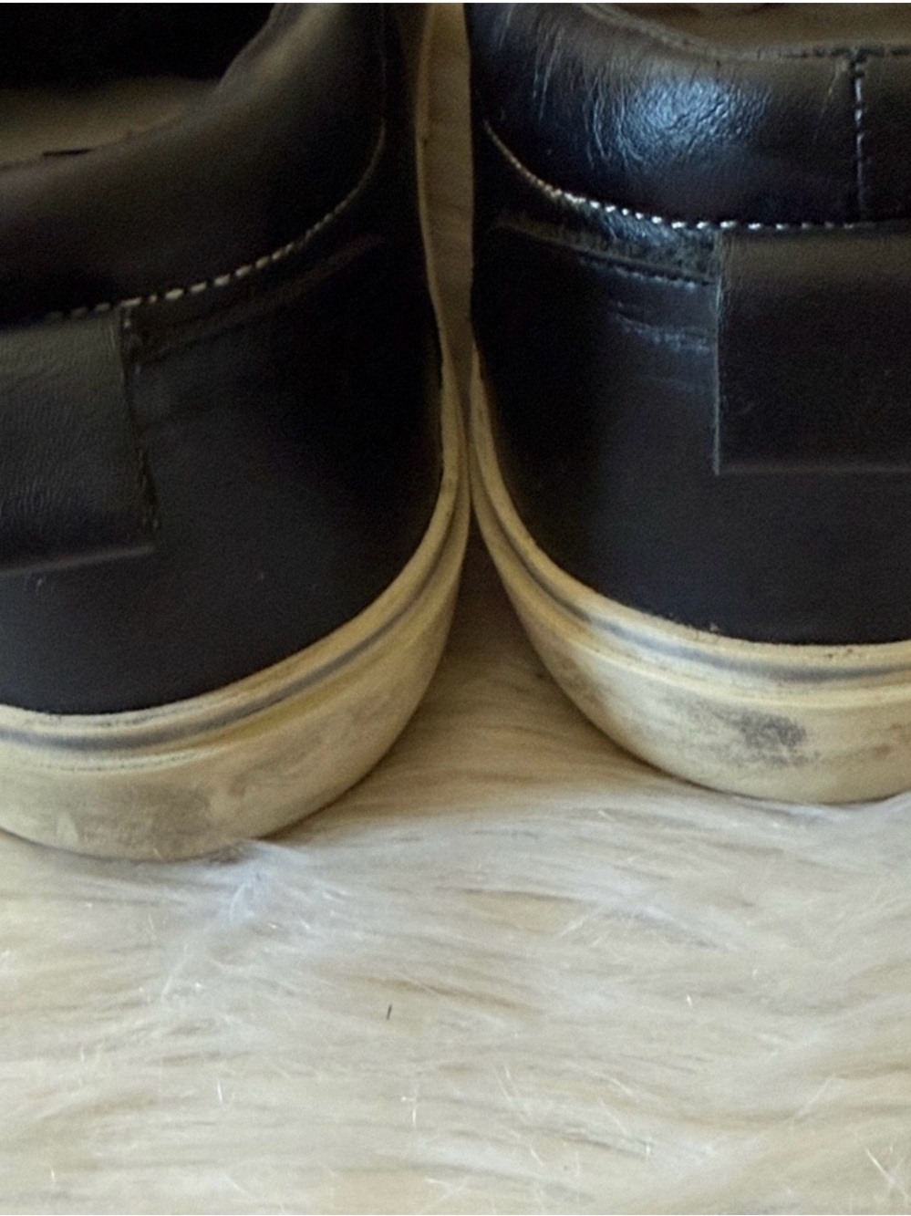 Golden Goose Hanami Private Edition Leather Slip-On Sneakers with Silver Star - Picture 9 of 16